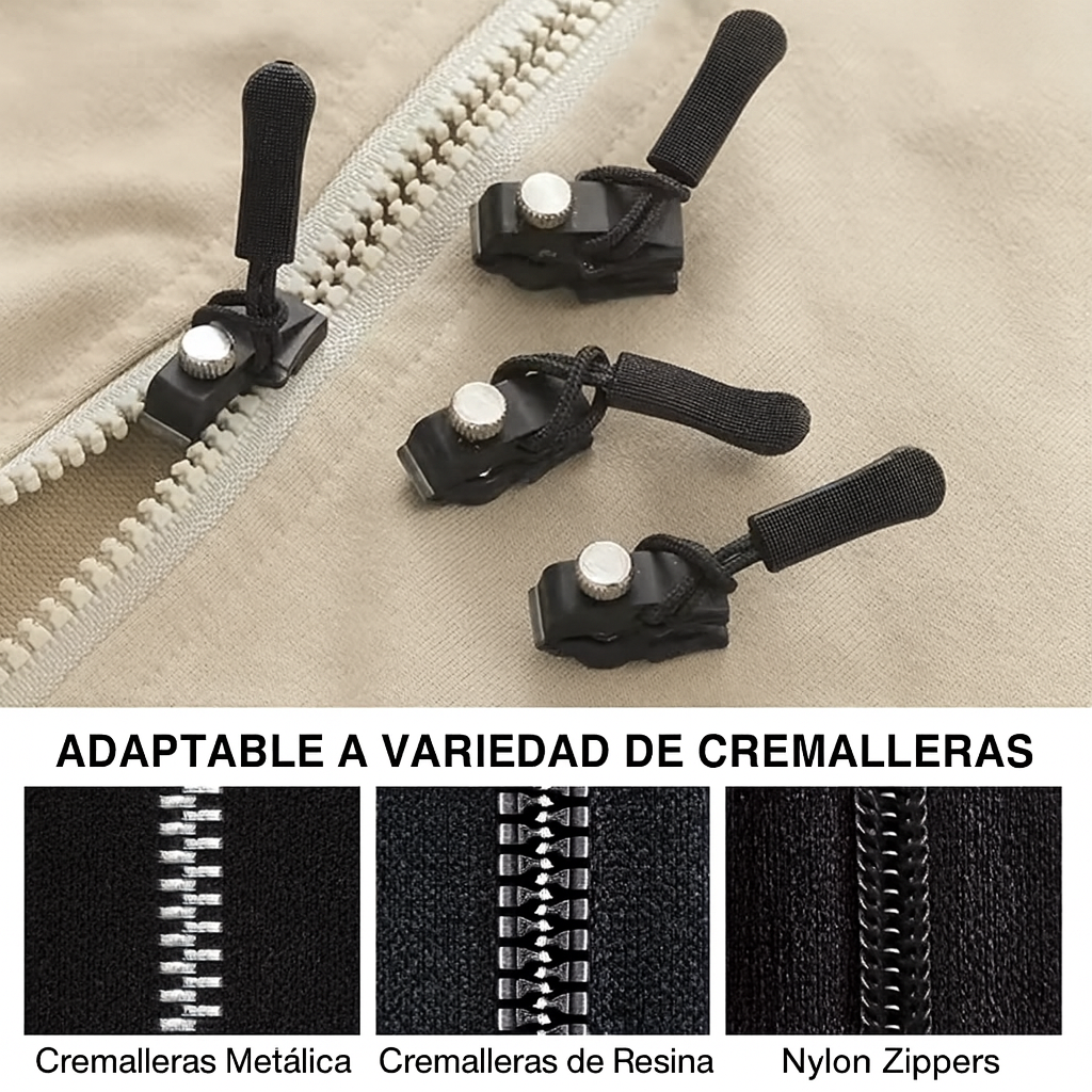Kit Universal de Reparación de Cremalleras (15 Piezas)