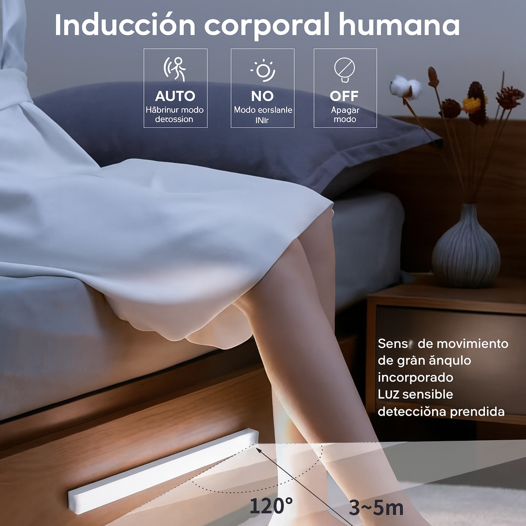 Luz LED con Sensor de Movimiento