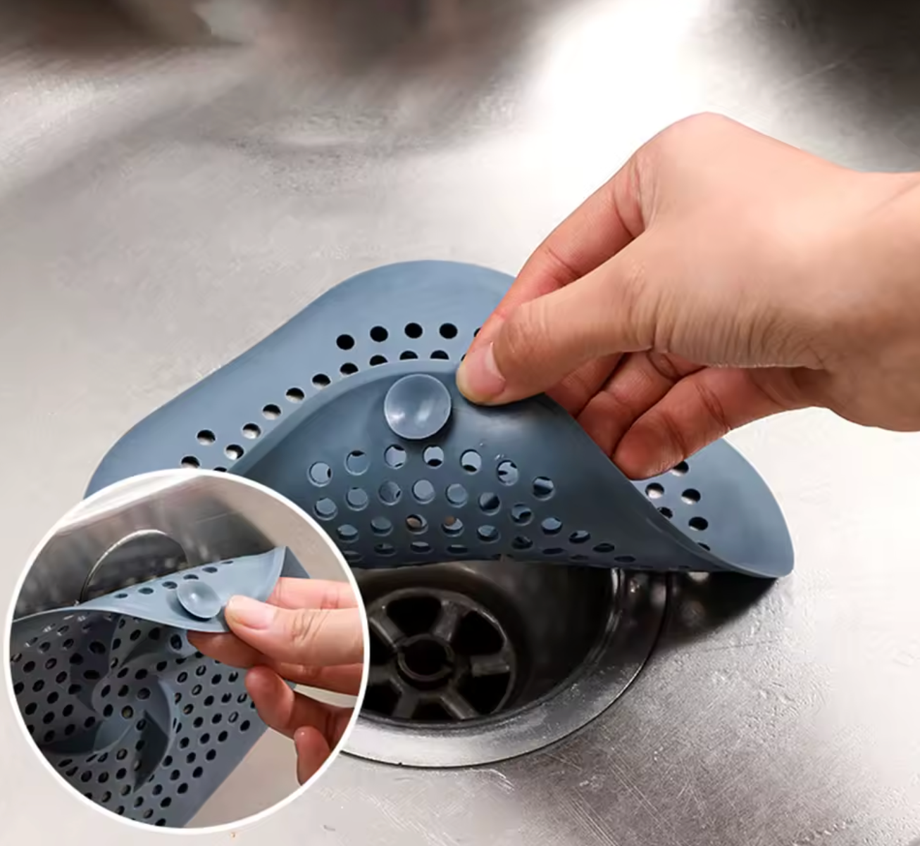 Filtro Antiatascos para Fregadero y Ducha