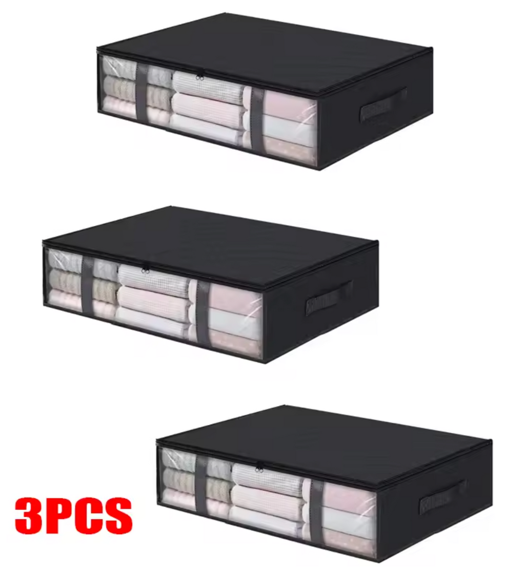 3 Bolsas de Almacenamiento Plegable Debajo Cama