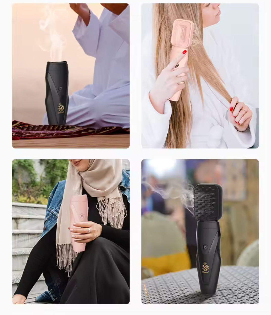 Quemador Incienso Forma Cepillo